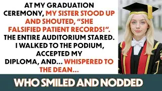 At My Graduation, My Sister Stood Up And Yelled I Faked Records, The Audience Froze As I Walked To..