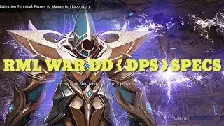 RML WAR DD { DPS } SPECS- ORDER AND CHAOS ONLINE