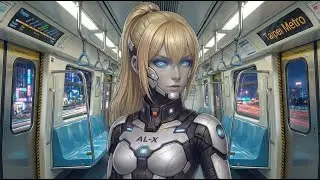 Metro Ride | Original | Adam Lu Studio