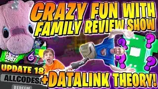 DATALINK THEORY & CrAzY FUN with Family Review Show 👻 Roblox Ghost Simulator ALL CODES Update 18