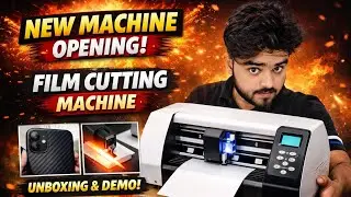 New Film Cutting Machine Opening 🔥 | Unboxing, Demo & First Cut | Adnan Mobile Repairing