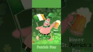 Happy belate #StPatrickDay #shorts #art #drawing #PatrickStar