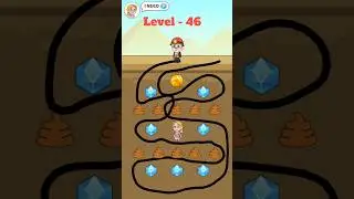 pull the gold. pull the gold gameplay. pull the gold level 4. Pull the gold level 46 #shorts.