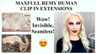 MaxFull Hair Review | Remy Hair Seamless Clip In Extensions for Thin Hair