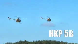 Swedish Air Force Historic Flight Hughes 269 / HKP 5B  Helicopters Airshow Aerobatics - SweAF 2024