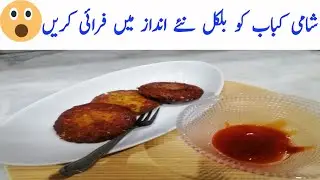 How to fry frozen Shami kabab perfectly at home | how to fry frozen kebab | Frying Tips And tricks