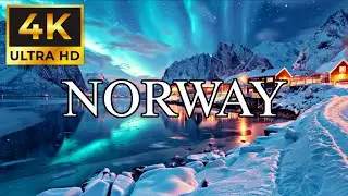 Norway in Winter ❄️ | Peaceful Snowfall, Sky & Ocean Views 8K ULTRA HD / 8K TV  Dolby Vision