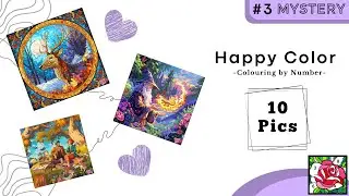 Mystery (Part 3) - 10 Pics | MYSTERY Edition | HappyColor, Color by Number