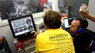 TJ's Blown Big Block Chevy getting tuned by EFI Logics at Petitt Racing