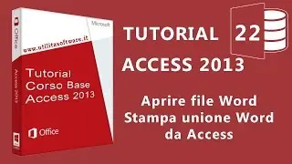 Access: Stampa unione con Word - Tutorial 22