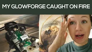 My GLOWFORGE caught on FIRE! Replace Driver Belt/ Remove Glowforge Carriage Plate