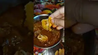 Spicy chicken curry eating with roti 😋😋 #vlog