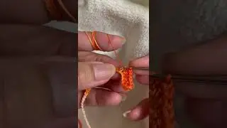 Happycrochet #shorts #making #shortvideo #crochet #happy #crocheting #doublecrochet #stitch #ytshort