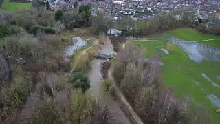 New Years Day - Floods Lostock Hall and Farington Moss