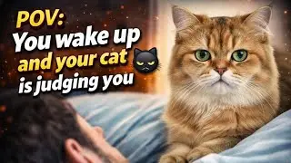 You Wake Up and Your Cat Is Judging You | Real Cat Behavior Explained