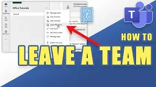 MS Teams - How to LEAVE a TEAM (easily!)