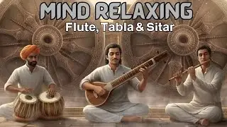 Mind Relaxing Flute Tabla and Sitar Compilation   Hindustani Instrumental Music , Vol - 11