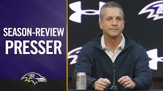 John Harbaugh, Eric DeCosta 2023-24 Season Review Full Press Conference | Baltimore Ravens
