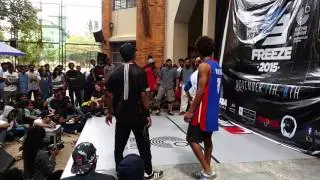 ROC FRESH Vs BISCUITZ crew Top8 Battle at FREEZE JAM 2015