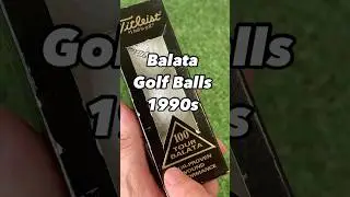 Balata Golf Balls. New in the box from 1990s #golf #golfer #golfball