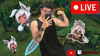NOVA SEASON - RIVEN LETALIDADE NOVA    - !sociais !chute !discord - !DISCORD  !coach