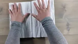 ASMR Page turning | Water damaged notebook | Thin paper | No talking