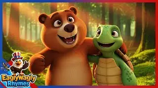 Forest Friends Frolic! 🌳🦉🐿️🐇🦔 | Learn Animal Names with Nursery Rhyme | 🦅 EaglyWagly Rhymes