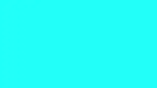 1 Hour of Electric Cyan Screen