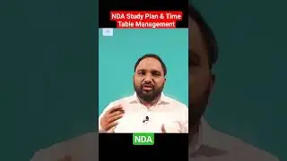 NDA Study Plan and Time Table Management #ndapreparation  #ndassb