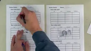 The Notes Game (Money Education) - Primary School