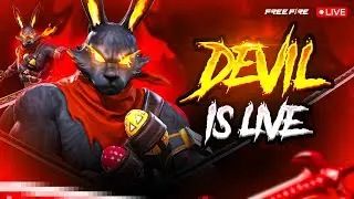 PAID SCRIMS w BAAP TEAM 💀🔥 GRINDING TO #1 😤 DEVIL IS LIVE 🖤 #devilxd #freefirelive