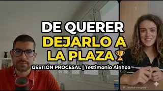 De la desmotivaci&oacute;n a la PLAZA de GESTI&Oacute;N Procesal |Testimonio Oposiciones Justicia