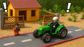 Building a Mini Brick Wall and Road  Realistic DIY Mini Construction!