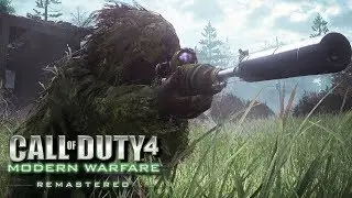Call of Duty: Modern Warfare Remastered Gameplay PC - Sniper Stealth Mission