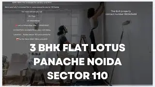 3 Bhk flat ha lotus panache noida sector 110