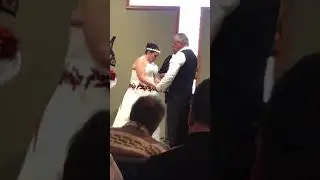 Misty Ives and David Bowechop Candle light ceremony