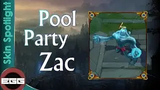 Pool Party Zac Skin Spotlight - League of Legends Skin Review [HD]
