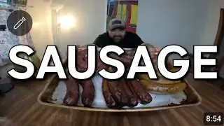 Wood smoking five types of sausage links. #sausage #grilling #meatlovers