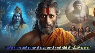 देवर्षि नारद को क्यों बनना पड़ा था बंदर? | नारद मुनि की सच्ची कथा | Vishnu Leela | #viral #shorts