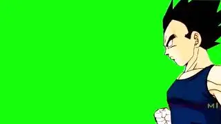 Manga Vegeta Blue-Green Screen 4K Free to use no copyright