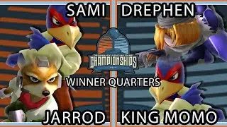 DHATL 2019 SSBM Teams - Sami & jarrod Vs. Drephen & King Momo Smash Melee Tournament Winners Quarter