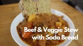 Austrian Gulasch-Inspired Beef & Veggie Stew with Rustic Soda Bread | Comfort Food Perfection