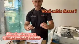 Instala&ccedil;&atilde;o de ar Cassete! Dicas q facilitam a vida !