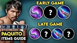 LEARN PAQUITO EARLY TO LATE GAME BUILD COMBINATION | PAQUITO ITEMS GUIDE FULL EXPLAINED | MLBB