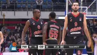 Saturday's night show of Pierre Jackson (Partizan NIS - Cedevita, 12.11.2016)