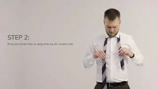 S&aring;dan binder du den klassiske Four-in-hand knude