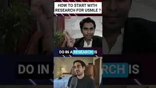How To Start With Research For USMLE #shorts #usmle #research