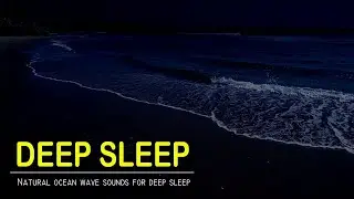 Sleep Better with Waves on a Dark Night - Myrtle Beach - Super Relaxing Ocean Sounds