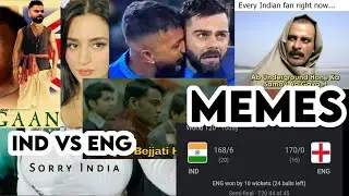 India loses by 10 wickets 😭| India vs England memes | semifinal 2 IND vs eng memes 2022