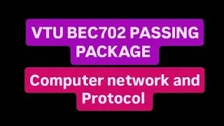 VTU BEC702 100% Fix Questions #vtu​ #vtumemes​ #viral​#vtubelagavi​ #vtu7thsem​#engineering​